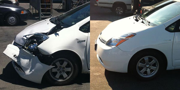 Hardcastle Auto Body Before & After Prius